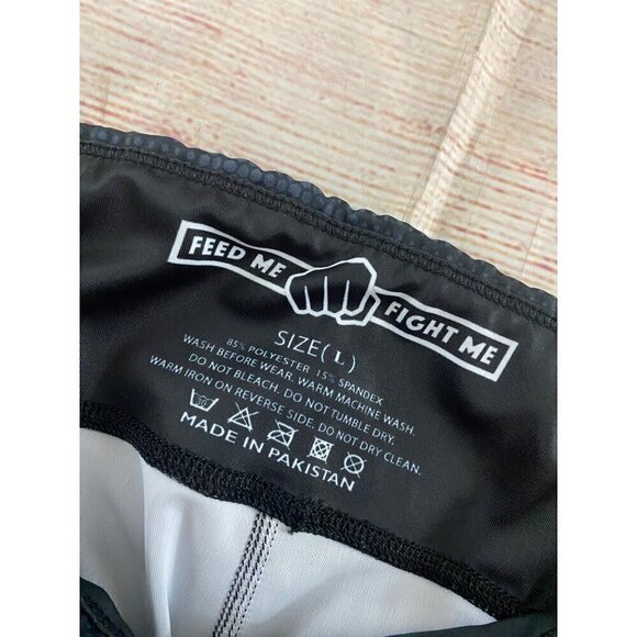 Feed Me Fight Me Women's Digital Print Crossfit Leggings - Large - Picture 10 of 12